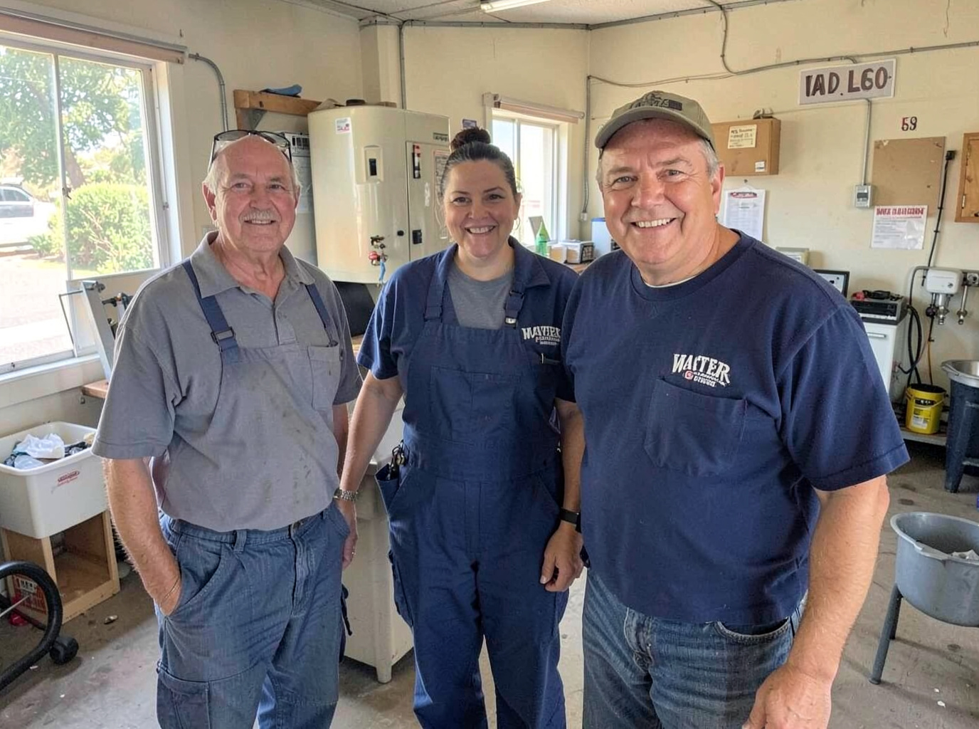 The Pasadena Water heater Pros team